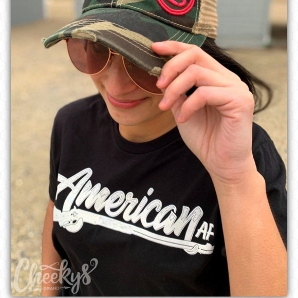 American AF Shotgun Graphic shirt - Picture 1 of 9
